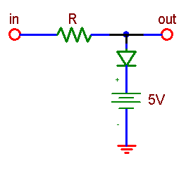 Diode clamp circuit