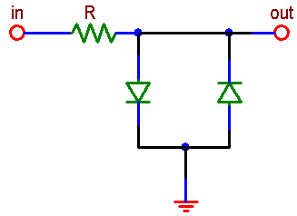 Diode limiter circuit