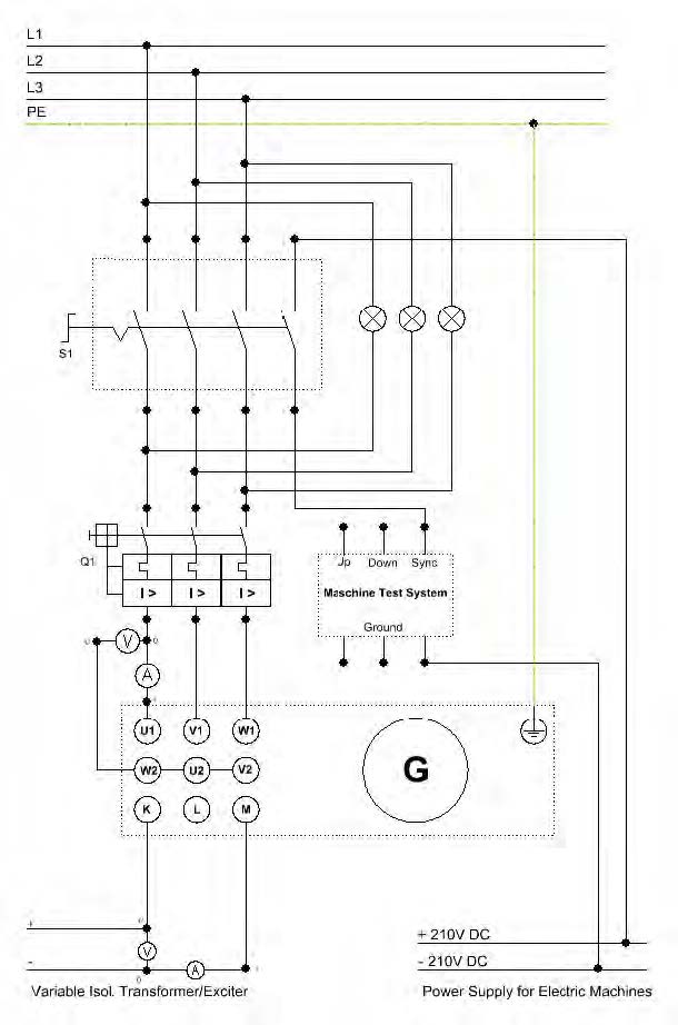 Figure  6.5: Dark Method Synchronization, circuit diagram