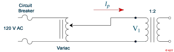 Figure  3.4: Circuit for open circuit test