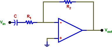 High-pass single stage active filters