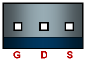 Terminal connections to MOS