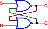 Latch with NOR gates