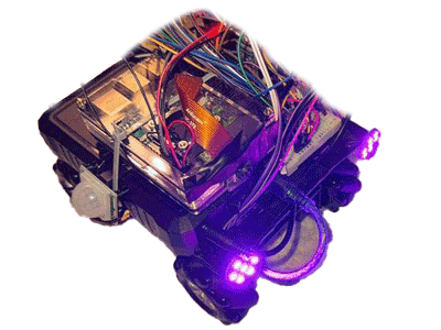 Electric-Powered Rescue Vehicle with Motion Detection/Cameras